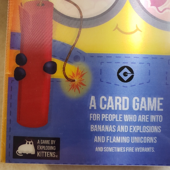 NEW EXPLODING MINIONS Card Game By Exploding Kittens ~ Factory Sealed - Picture 2 of 7